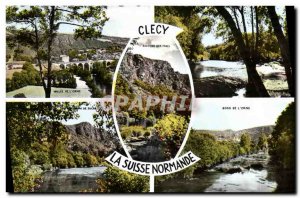 Old Postcard Clecy La Suisse Normande Remembrance