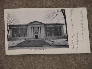 New Library, Utica, N.Y. 1906, used