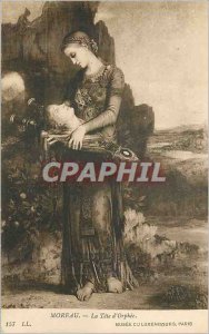 Old Postcard Moreau La Tete d'Orphee