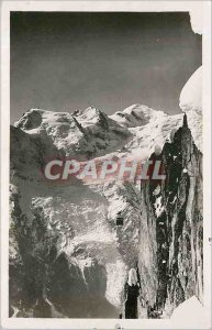 Old Postcard Col de Balme-View of the Mont Blanc View of the Cross fere