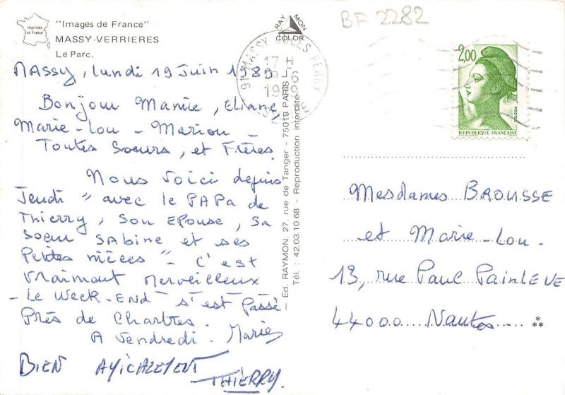 BF2282 massy verrieres le parc france