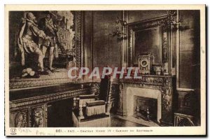 Old Postcard Pau Chateau Henry IV Sovereign Cabinet