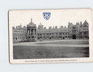 Postcard Trinity College Great Court, Cambridge, England