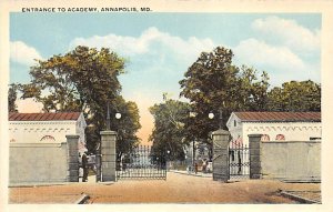 Entrance to Academy Annapolis, Maryland MD