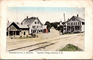 Postcard Danbury Village in Danbury, New Hampshire