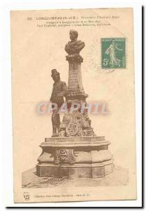 Longjumeau Old Postcard Monument of Adam & # 39Adolphe inaugurated May 23, 1897