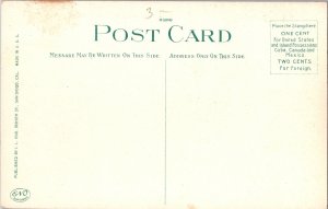 Bennington Monument San Diego CA Linen Postcard c1945