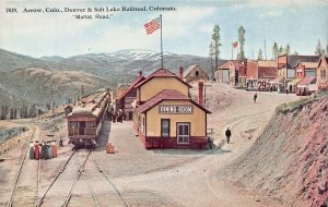 ARROW COLORADO~DENVER & SALT LAKE RAILROAD-MOFFET ROAD~POSTCARD