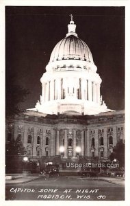 Capitol Dome at Night - Madison, Wisconsin