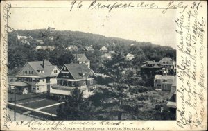 Montclair New Jersey NJ North of Bloomfield c1905 Postcard