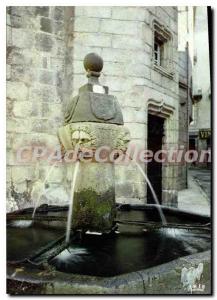 Postcard Modern Aubusson tapestry capital fountain