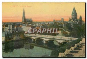 CARTE Postal Metz Old Bridge Mopen