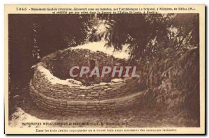 Old Postcard megalithic monuments of Brittany Silfiac