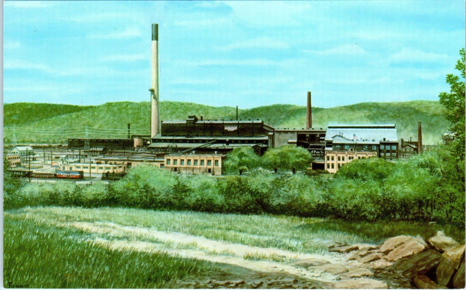 JOSEPHTOWN, PA ZINC SMELTER Pittsburgh & Lake Erie Railroad c1950s