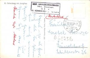 B67256 Kl Scheidegg mit Jungfrau switzerland