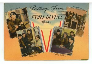 MA - Fort Devens. Folder, 18 Views