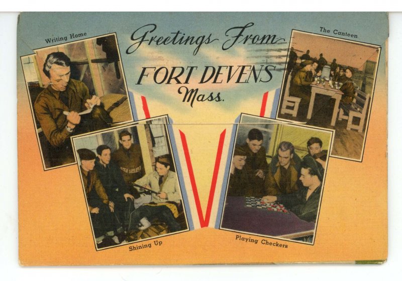 MA - Fort Devens. Folder, 18 Views