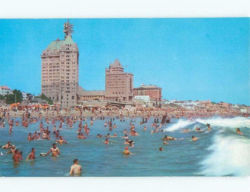 Unused Pre-1980 HOTELS ON THE BEACH Long Beach - Los Angeles CA d6534-22