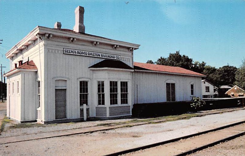 Alabama The southern railroad depot in Piedmont, AL, USA Alabama Train Unused 