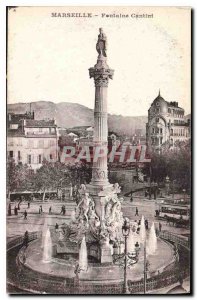 Postcard Old Marseille Fontaine Cantini