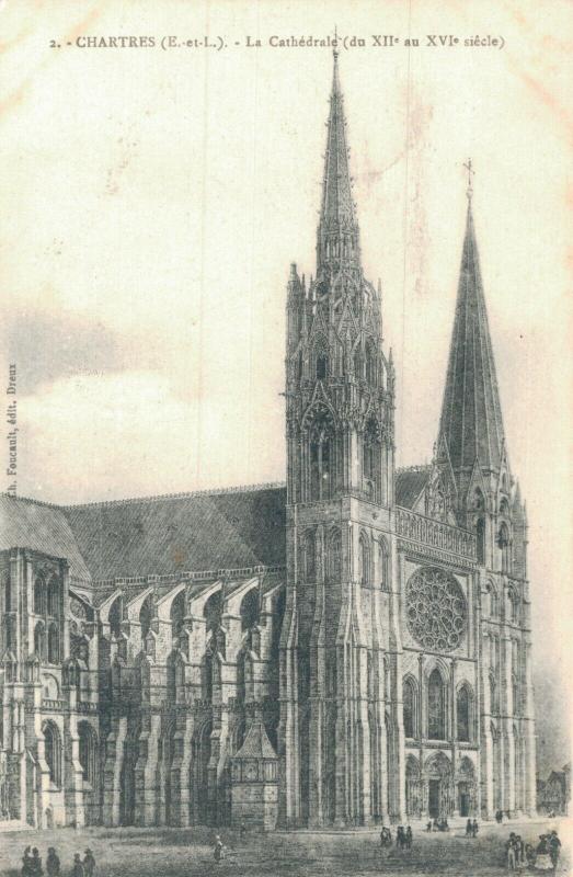 France Chartres La Cathedrale 01.96