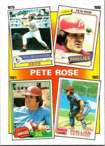 1986 Topps Baseball Card Pete Rose sk10650
