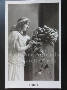 Bamforth RP Postcard 'FRUIT' - Life Model Lantern-slide