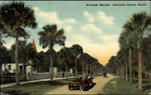 Ormond FL Palmetto Street c1910 Postcard