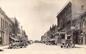 Third Avenue Real Photo Sheldon, Iowa  