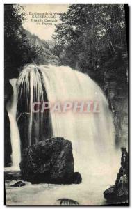 Old Postcard Environs de Grenoble Sassenage Grand Cascade of Furon