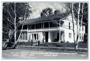 1953 Old Scholte House Original Dominee Car Pella Iowa IA RPPC Photo Postcard