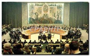 Modern Postcard United Nations United Nations Security Council Chamber A Gene...