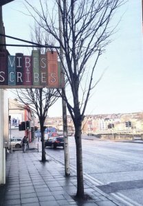 Vibes & Scribes Cork Irish Ireland Book Store Shop Postcard