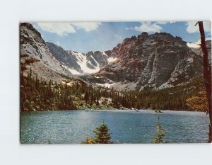 Postcard Loch Vale Rocky Mountain National Park Colorado USA