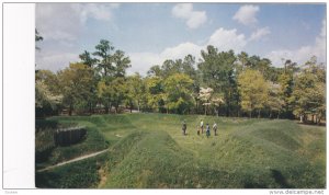 Restored Ralph Lane Fort,  Fort Raleigh National Historic Site,  Manteo,  Nor...