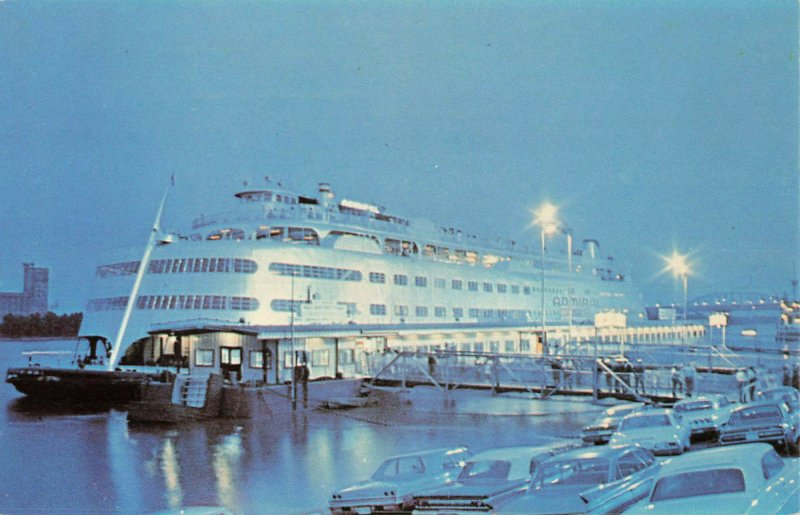 Postcard SS Admiral Excursion Steamer St. Louis