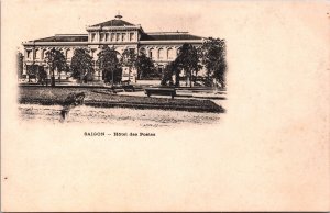 Vietnam Saigon Hotel des Postes Cochinchina Ho Chi Minh City Postcard 09.52