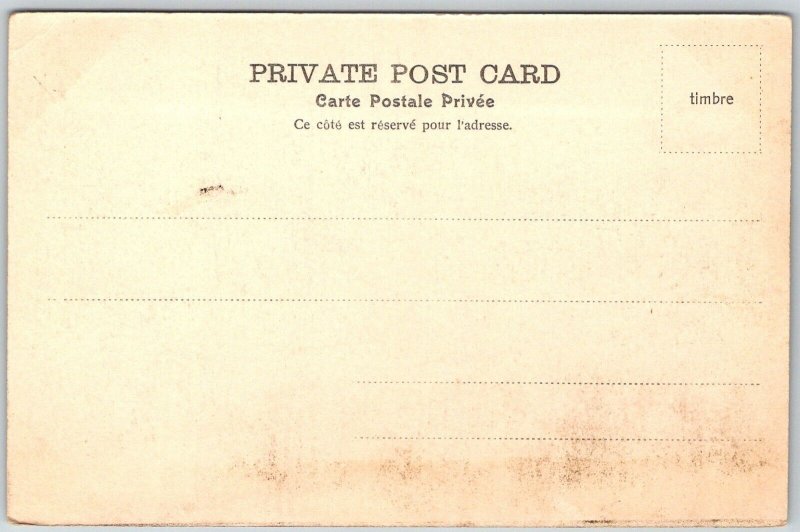 Quebec Canada c1905 Postcard Chateau Frontenac Richelieu & Ontario Navigation