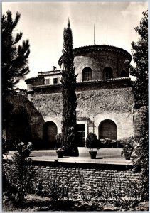 Outside of the St. Constance Mausoleum Rome Italy Real Photo RPPC Postcard