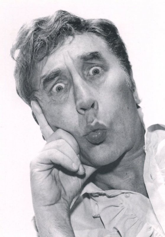 Frankie Howard Funny Face Comic 1980s Television Postcard