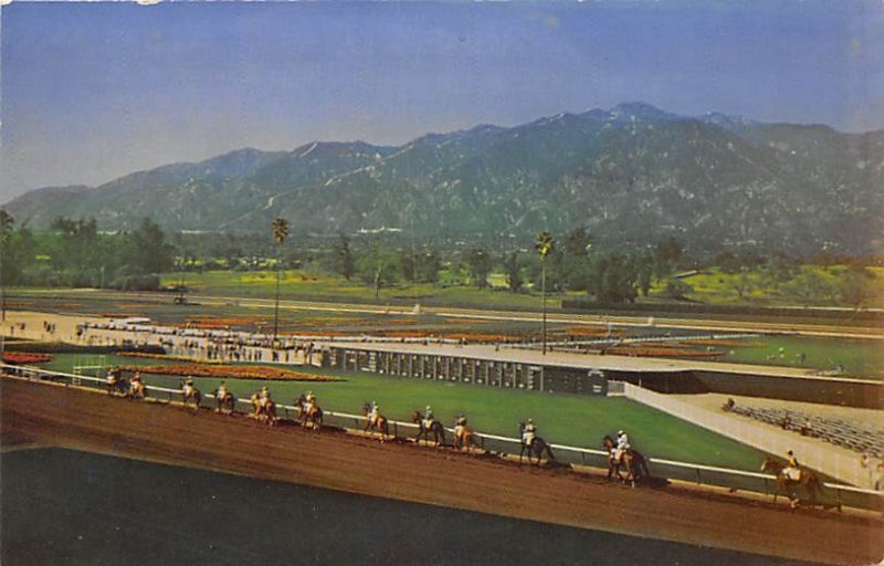 Santa Anita Park Arcadia, CA USA Horse Racing Unused 