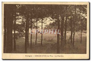 Old Postcard Sables D Or La Clairiere