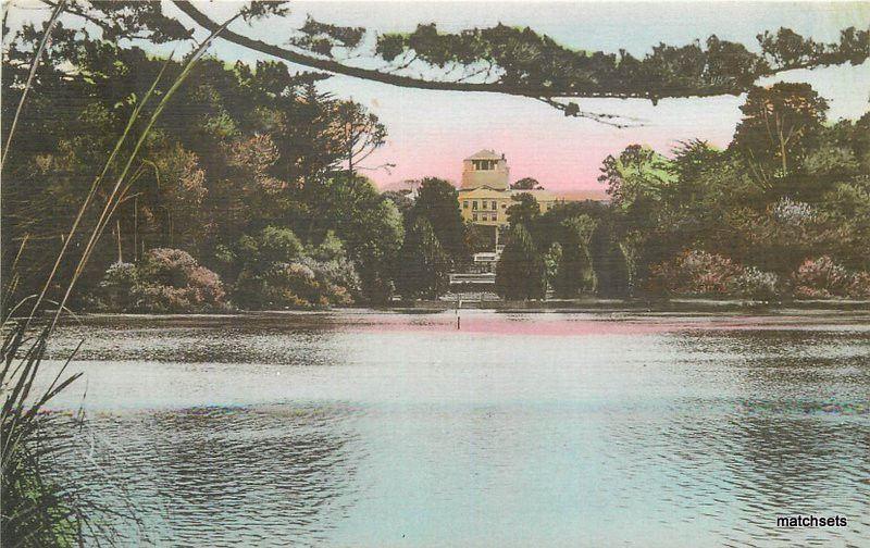 1920s Lagoon Hotel Del Monte DE MONTE CA Hand Colored Albertype postcard 12543