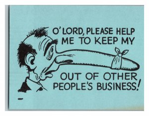 Charles Barkley Ogdensburg N. Y. Vintage Comic Business QSL Card #2 