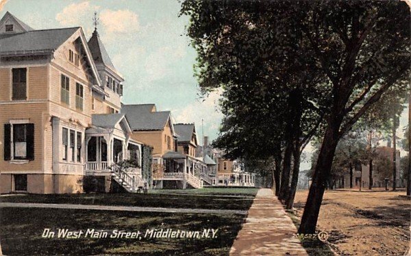 West Main Street in Middletown, New York