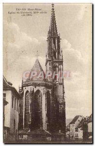 Thann Old Postcard Church of St Theobald