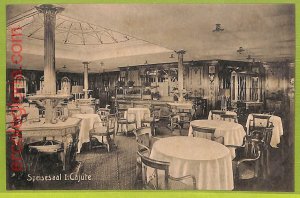 af7814 - VINTAGE POSTCARD - Hamburg America Line Ship KAJUTE SAT NAV-