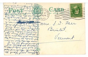 NY - Schenectady. Railroad Station Interior  (creases)