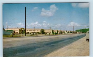 ASIAN CIVIL SERVICE COMMUNITY, GUAM ~ Naval Buildings c1950s   Postcard