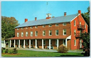 Postcard - Main house of the Carroll County Farm Museum - Westminster, Maryland